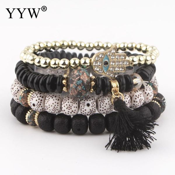 charm bracelets bohemia fashion multilayer natural acrylic tassel summer bangles for women gift pulseras mujer, Golden;silver
charm bracelets bohemia fashion multilayer natural acrylic tassel summer bangles for women gift pulseras mujer, Golden;silver