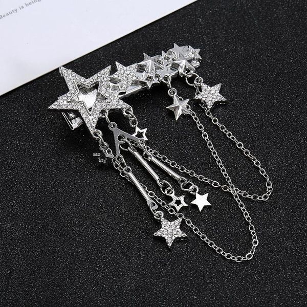 hair clips & barrettes harajuku metal chains pins for women punk simple vintage accessories fashion jewelry crystal pentagram clip gifts, Golden;silver
hair clips & barrettes harajuku metal chains pins for women punk simple vintage accessories fashion jewelry crystal pentagram clip gifts, Golden;silver