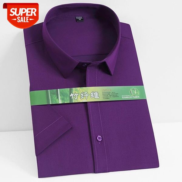 short sleeve bamboo fiber social shirts for male summer cool breathable elastic solid plain men dress shirts pocketless #gf2c, White;black
short sleeve bamboo fiber social shirts for male summer cool breathable elastic solid plain men dress shirts pocketless #gf2c, White;black