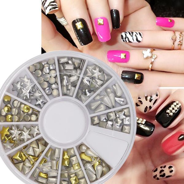 nail art decorations 10/20box gold and silver mix rivet shiny rhinestone 3d decoration crystals accessories wholesale, Silver;gold
nail art decorations 10/20box gold and silver mix rivet shiny rhinestone 3d decoration crystals accessories wholesale, Silver;gold