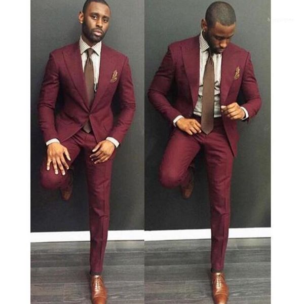 classic style wine red men suit slim fit 2 pieces burgundy groom tuxedos groomsman wear mens wedding prom dress suits for men's & blaze, White;black
classic style wine red men suit slim fit 2 pieces burgundy groom tuxedos groomsman wear mens wedding prom dress suits for men's & blaze, White;black
