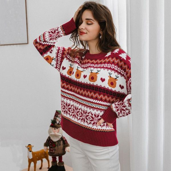 women's sweaters cute elk love heart sweater for womens christmas knit slim fit long sleeve casual pullover fashion temperament a40, White;black
women's sweaters cute elk love heart sweater for womens christmas knit slim fit long sleeve casual pullover fashion temperament a40, White;black