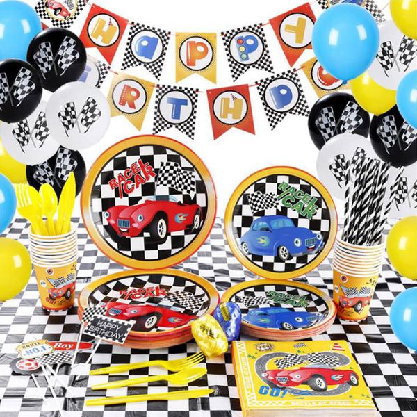 new special racing party supplies package children's decoration disposable plate and cup
new special racing party supplies package children's decoration disposable plate and cup