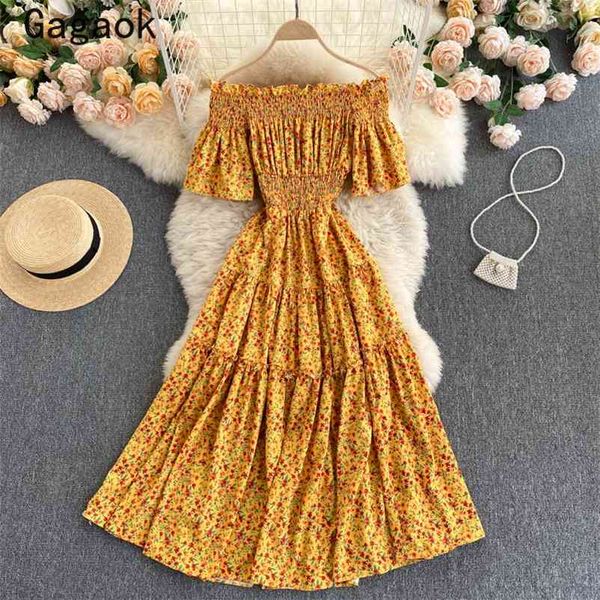 dresses for women summer slash neck flare sleeve elegant midi party dress slim korean chic fashion wild vestidos 210531, Black;gray
dresses for women summer slash neck flare sleeve elegant midi party dress slim korean chic fashion wild vestidos 210531, Black;gray