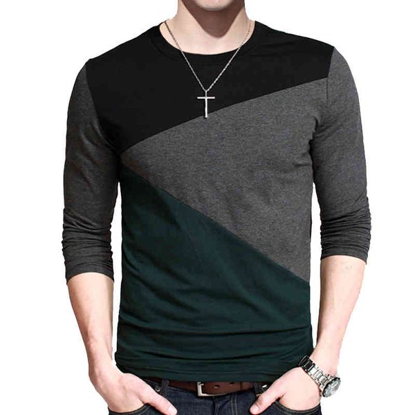 browon casual t-shirts men long sleeve patchwork design streetwear trend o-neck plus size tshirt mens clothing m-5xl, Black
browon casual t-shirts men long sleeve patchwork design streetwear trend o-neck plus size tshirt mens clothing m-5xl, Black