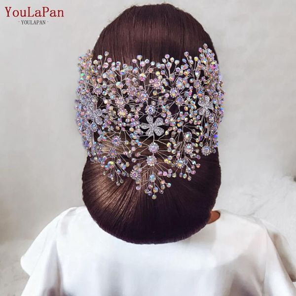 hair clips & barrettes youlapan hp240-c alloy flower bridal hairband tiara colorful rhinestone wedding accessories brides headpieces jewelry, Golden;silver
hair clips & barrettes youlapan hp240-c alloy flower bridal hairband tiara colorful rhinestone wedding accessories brides headpieces jewelry, Golden;silver