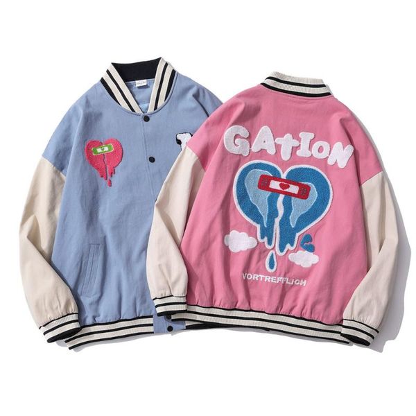 men's jackets jacket baseball uniform embroidery flocking letters cotton fabric single-breasted harajuku hip hop streetwear coat, Black;brown
men's jackets jacket baseball uniform embroidery flocking letters cotton fabric single-breasted harajuku hip hop streetwear coat, Black;brown