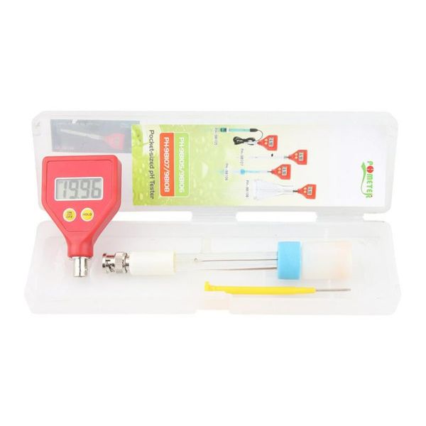 meters ph-98108 digital food ph meter sharp glass tester for water milk cheese soil high accuracy
meters ph-98108 digital food ph meter sharp glass tester for water milk cheese soil high accuracy