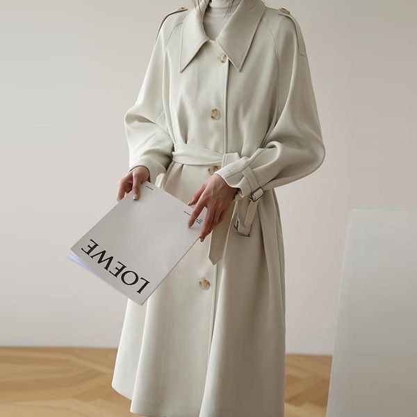 women's trench coats autumn winter women solid long coat korean office warm elegant belted vintage overcoats windbreaker casual jacket, Tan;black
women's trench coats autumn winter women solid long coat korean office warm elegant belted vintage overcoats windbreaker casual jacket, Tan;black