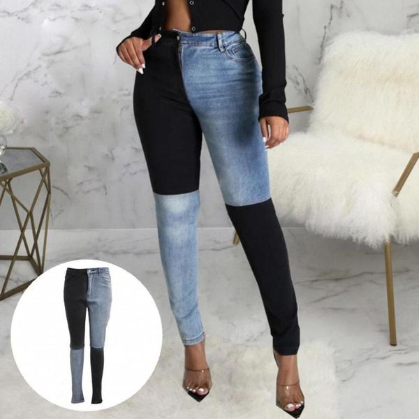women's jeans plus size fashion contrast color women with pockets denim pants long for dating, Blue
women's jeans plus size fashion contrast color women with pockets denim pants long for dating, Blue