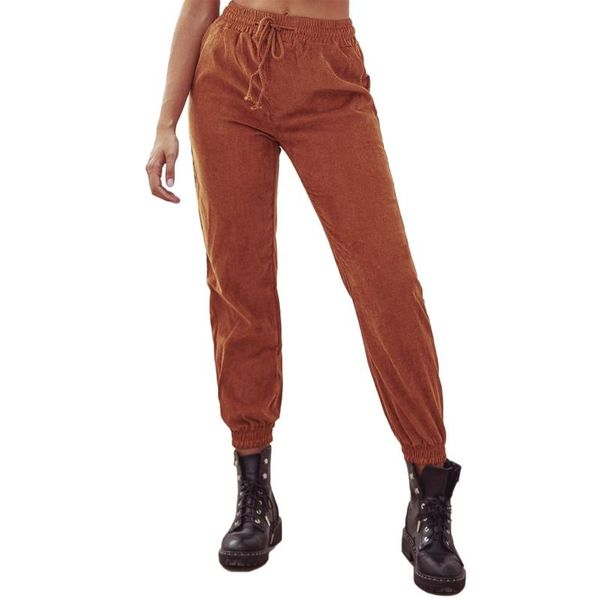 women's pants & capris autumn winter women elastic high waist corduroy harem drawstring trousers, Black;white
women's pants & capris autumn winter women elastic high waist corduroy harem drawstring trousers, Black;white