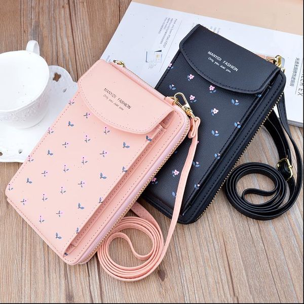women wallet flower print leather shoulder straps bag mobile phone big card holders handbag pockets girls, Red;black
women wallet flower print leather shoulder straps bag mobile phone big card holders handbag pockets girls, Red;black