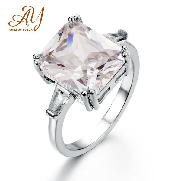 cluster rings classic luxury real solid 925 sterling silver ring square zircon wedding jewelry engagement for women fine, Golden;silver
cluster rings classic luxury real solid 925 sterling silver ring square zircon wedding jewelry engagement for women fine, Golden;silver