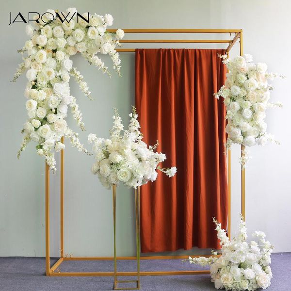 decorative flowers & wreaths jarown customize wedding flower arrangement artificial white rose triangle row half ball arch decoration
decorative flowers & wreaths jarown customize wedding flower arrangement artificial white rose triangle row half ball arch decoration