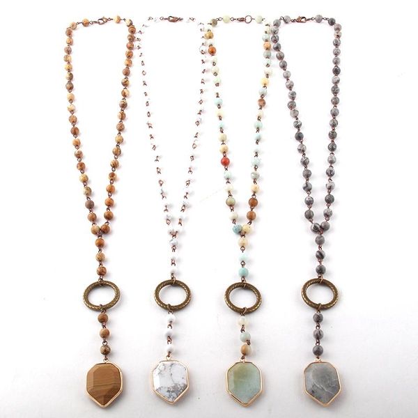 pendant necklaces fashion jewelry 6mm natural stone rosary chain and glass bead women ethnic necklace, Silver
pendant necklaces fashion jewelry 6mm natural stone rosary chain and glass bead women ethnic necklace, Silver
