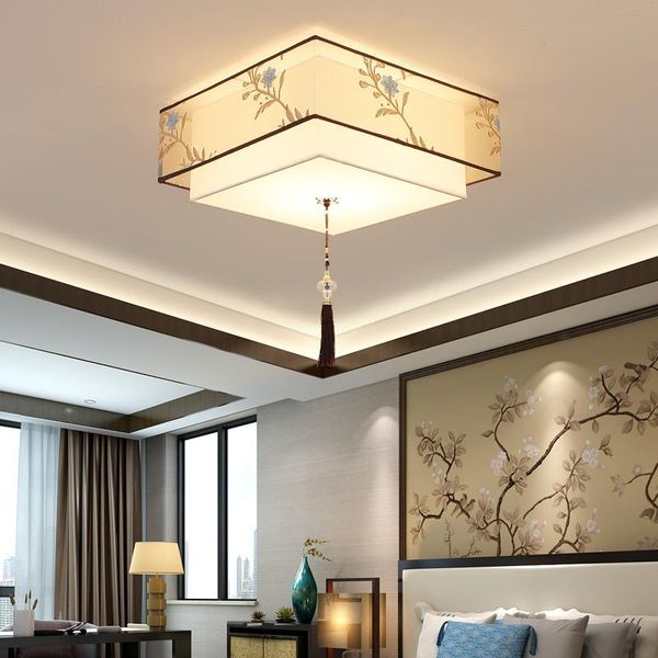 60cm new chinese modern fabric iron round ceiling lamp for living room bedroom study retro led chinese style office home lamp
60cm new chinese modern fabric iron round ceiling lamp for living room bedroom study retro led chinese style office home lamp