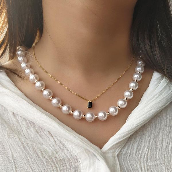 chains 6/10mm elegant 585 rose gold imitation pearl chain necklace for women girls wedding party jewelry gift 20inch 24inch dcn33, Silver
chains 6/10mm elegant 585 rose gold imitation pearl chain necklace for women girls wedding party jewelry gift 20inch 24inch dcn33, Silver