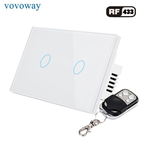 smart home control vovoway us touch switch tempered glass panel rf433mhz wireless ac110v 240v wall no neutral light switches interrupter
smart home control vovoway us touch switch tempered glass panel rf433mhz wireless ac110v 240v wall no neutral light switches interrupter