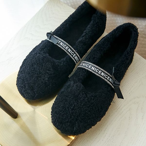 womens wool elastic slip-on ballet flats leisure soft comfortable round toe bow tie korean style casual ballerinas shoes womendress shoes, Black
womens wool elastic slip-on ballet flats leisure soft comfortable round toe bow tie korean style casual ballerinas shoes womendress shoes, Black