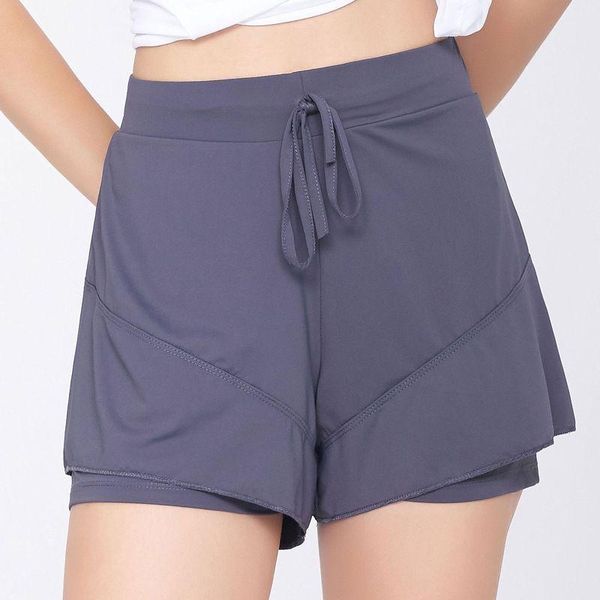 running shorts women sports with inner lining plus size fitness yoga double layer anti-glare sweat-absorbent breathable pants, Black;blue
running shorts women sports with inner lining plus size fitness yoga double layer anti-glare sweat-absorbent breathable pants, Black;blue