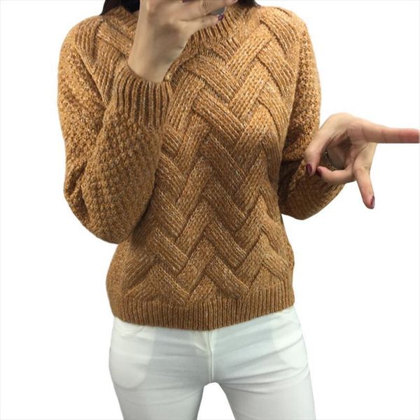 women autumn winter korean thick sweater knittingplaid knit female loose thin jacket pullover vestidos mmy010, White;black
women autumn winter korean thick sweater knittingplaid knit female loose thin jacket pullover vestidos mmy010, White;black
