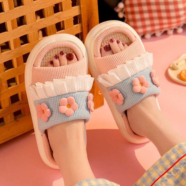 linen slippers female spring, summer autumn indoor sweat absorbing, breathable and anti-skid soft sole home lovely thick bottom, Black
linen slippers female spring, summer autumn indoor sweat absorbing, breathable and anti-skid soft sole home lovely thick bottom, Black