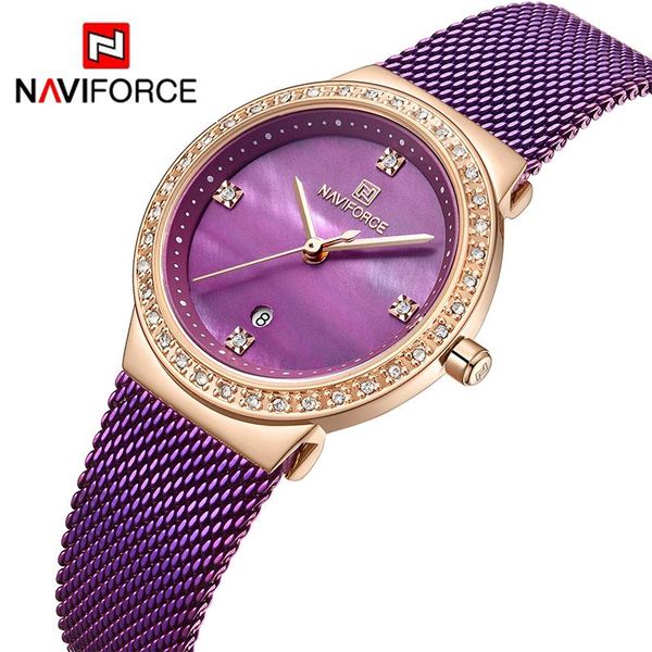 wristwatches 2021 original naviforce brand watch women fashion casual waterproof quartz ladies dress watches mesh belt relogio feminino, Slivery;brown
wristwatches 2021 original naviforce brand watch women fashion casual waterproof quartz ladies dress watches mesh belt relogio feminino, Slivery;brown
