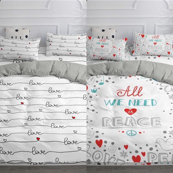 zeimon simple love heart printed duvet cover set kids girl bedding set children bedclothes single king size bed sets c0223
zeimon simple love heart printed duvet cover set kids girl bedding set children bedclothes single king size bed sets c0223