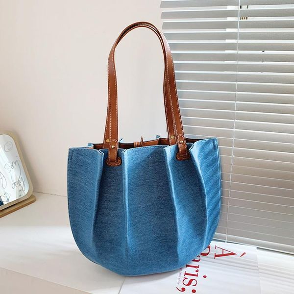 evening bags 2021jeans tote women handbags large capacity crossbody female shoulder bag for woman chic denim letter youth whole sale 
evening bags 2021jeans tote women handbags large capacity crossbody female shoulder bag for woman chic denim letter youth whole sale