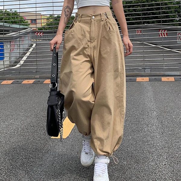 women's pants & capris loose trousers solid baggy khaki harem women 2021 adjustable buckle high waist black sweatpants streetwear, Black;white
women's pants & capris loose trousers solid baggy khaki harem women 2021 adjustable buckle high waist black sweatpants streetwear, Black;white
