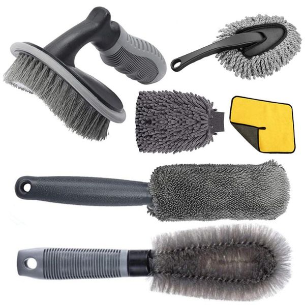 car sponge 6-piece multi-function wash care cleaning brush set, microfiber gloves, dust collector, tool accessories
car sponge 6-piece multi-function wash care cleaning brush set, microfiber gloves, dust collector, tool accessories