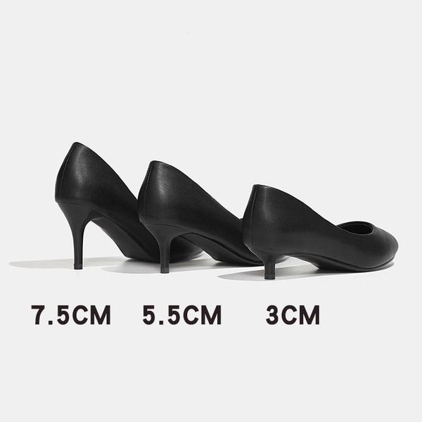 dress shoes mkkhou fashion single woman 2021 spring simple black pointed high heel mid-heel low office commuter
dress shoes mkkhou fashion single woman 2021 spring simple black pointed high heel mid-heel low office commuter
