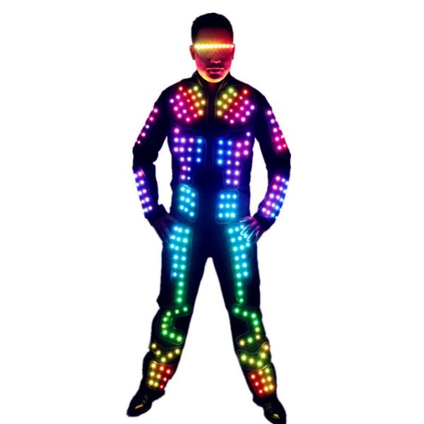 party decoration full color led robot suit stage dance costume tron rgb light up outfit jacket coat
party decoration full color led robot suit stage dance costume tron rgb light up outfit jacket coat