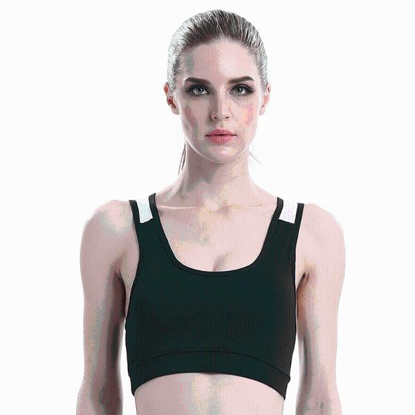 gym clothing 2021 women stitching yoga vest sport bra fashion sports running shockproof fitness underwear wear for, White;black
gym clothing 2021 women stitching yoga vest sport bra fashion sports running shockproof fitness underwear wear for, White;black