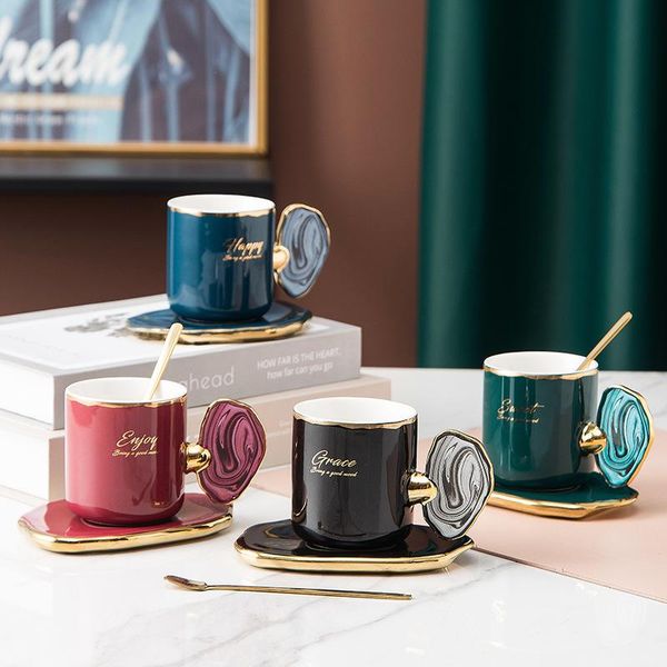 cups & saucers creative handle mug with irregular saucer in gold rim coffee tea cup set tableware personalized wedding birthday gift
cups & saucers creative handle mug with irregular saucer in gold rim coffee tea cup set tableware personalized wedding birthday gift