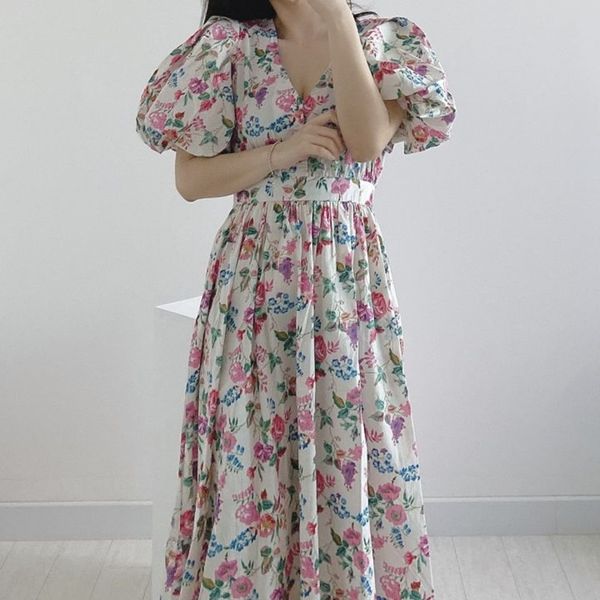 casual dresses summer v-neck puff sleeve high waist thin elegant ladies floral all-match gentle chic fashion nfkj, Black;gray
casual dresses summer v-neck puff sleeve high waist thin elegant ladies floral all-match gentle chic fashion nfkj, Black;gray