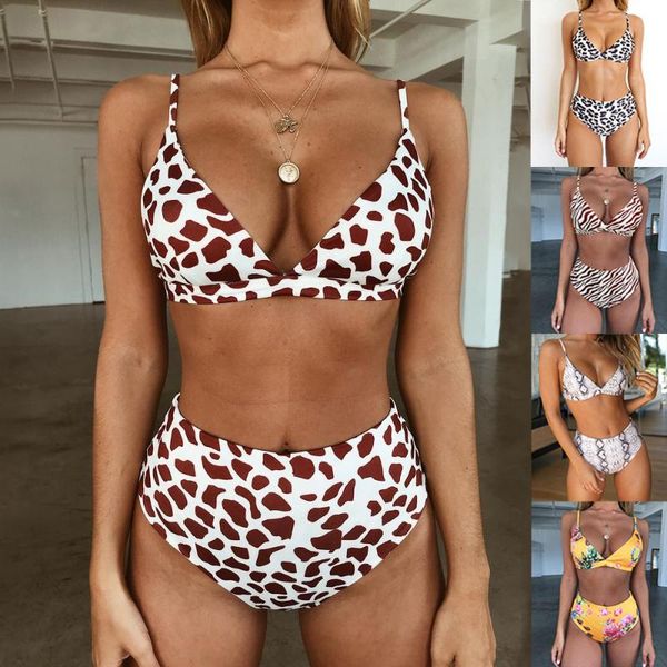 women's swimwear summer youth snake skin leopard high waist bikini digital printing split swimsuit cotton sense, White;black
women's swimwear summer youth snake skin leopard high waist bikini digital printing split swimsuit cotton sense, White;black