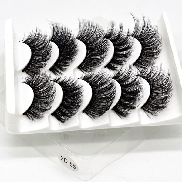 false eyelashes 5pairs/set 3d mink lashes naturalthick long dramatic volume fake makeup eyelash extension silk
false eyelashes 5pairs/set 3d mink lashes naturalthick long dramatic volume fake makeup eyelash extension silk