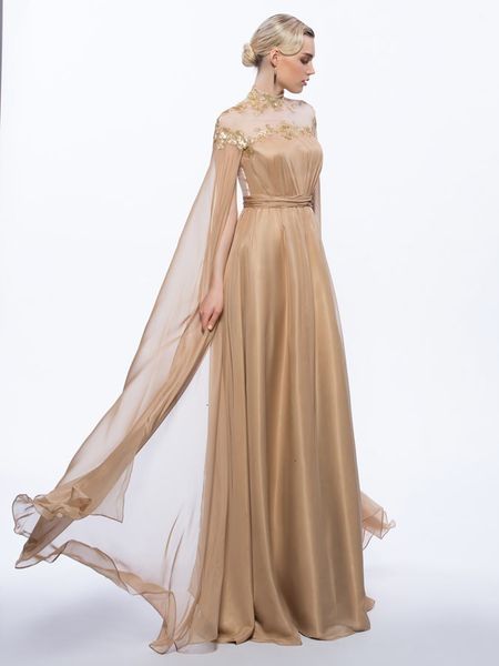 new vintage 2021 a-line high neck sequins chiffon champagne long evening with cape sleeves arabic dubai prom formal es vwaz, Black;red
new vintage 2021 a-line high neck sequins chiffon champagne long evening with cape sleeves arabic dubai prom formal es vwaz, Black;red