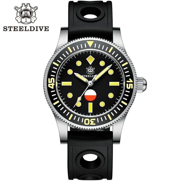 wristwatches steeldive sd1952t official ceramic bezel nh35 automatic sapphire luminous 300m deep waterproof diver watch for men, Slivery;brown
wristwatches steeldive sd1952t official ceramic bezel nh35 automatic sapphire luminous 300m deep waterproof diver watch for men, Slivery;brown