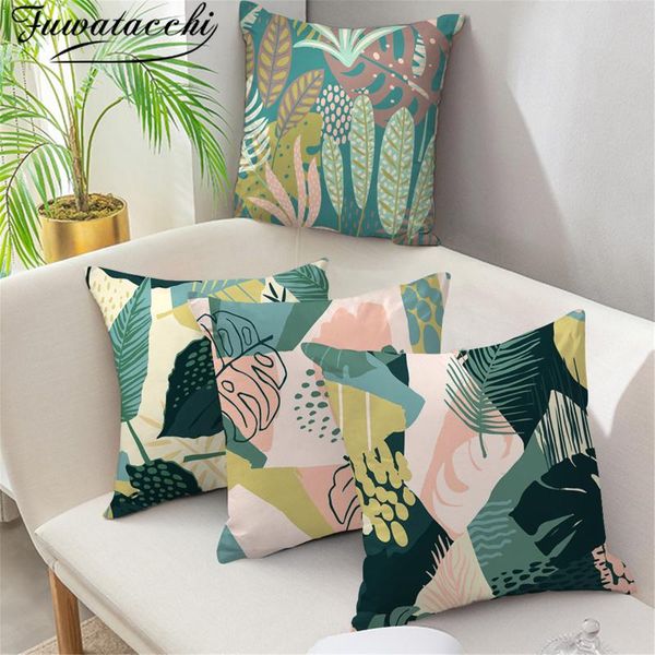 cushion/decorative pillow fuwatacchi green cushion cover home decor tropical plants leaf case for sofa decoration covers throw pillowcase
cushion/decorative pillow fuwatacchi green cushion cover home decor tropical plants leaf case for sofa decoration covers throw pillowcase