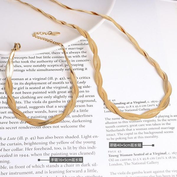 link, chain gold color snkae chains bracelets party trendy style steel pulseras female stainless bangle women, Black
link, chain gold color snkae chains bracelets party trendy style steel pulseras female stainless bangle women, Black