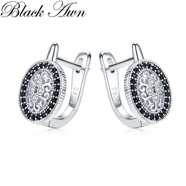 hoop & huggie black awn classic 925 sterling silver round trendy spinel engagement earrings for women fine jewelry bijoux i149, Golden;silver
hoop & huggie black awn classic 925 sterling silver round trendy spinel engagement earrings for women fine jewelry bijoux i149, Golden;silver