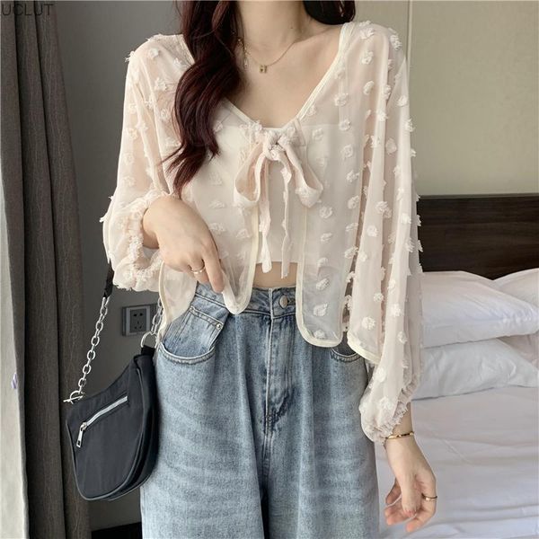 women's blouses & shirts sunscreen shirt thin cardigan long sleeve chiffon summer 2021 korean loose and versatile top, White
women's blouses & shirts sunscreen shirt thin cardigan long sleeve chiffon summer 2021 korean loose and versatile top, White