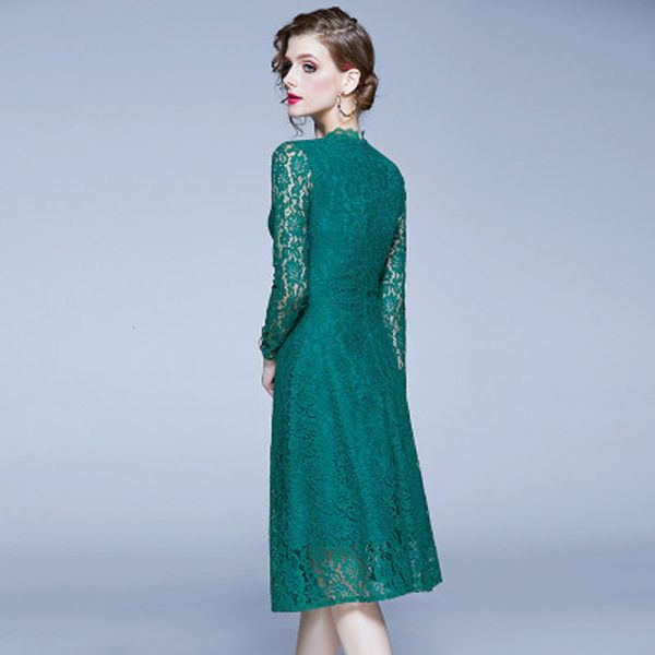 new winter in elegant green lace full women dressed party of vintage female crochet dresses 3f03, Black;gray
new winter in elegant green lace full women dressed party of vintage female crochet dresses 3f03, Black;gray