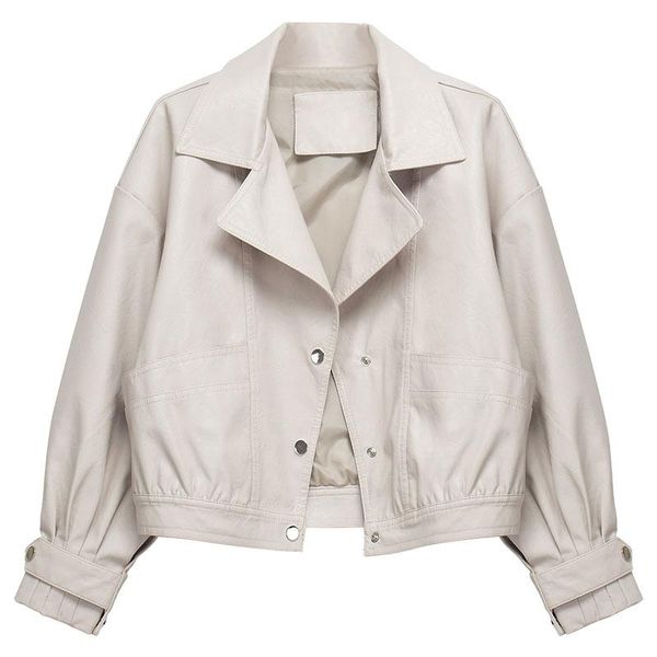 women's leather & faux women jacket casual loose motorcycle biker coat punk streetwear spring autumn ladies jackets, Black
women's leather & faux women jacket casual loose motorcycle biker coat punk streetwear spring autumn ladies jackets, Black