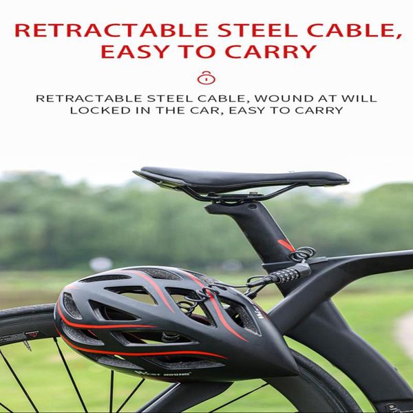 bike locks west biking lock portable motorcycle helmet anti-theft safety password cable mountain riding equipment
bike locks west biking lock portable motorcycle helmet anti-theft safety password cable mountain riding equipment
