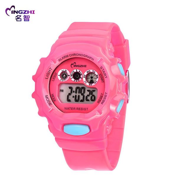 link, chain row56 children's watch multi function digital, Black