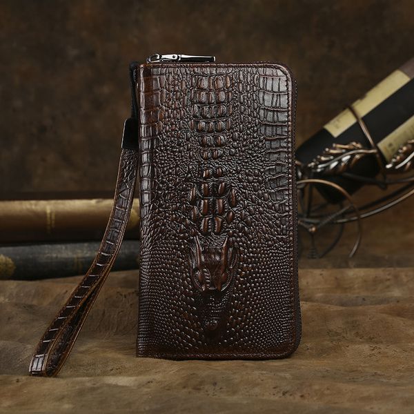 2021 men wallet genuine leather crocodile head wallet male long coin purse boy money organizer cell phone clutch bag, Red;black
2021 men wallet genuine leather crocodile head wallet male long coin purse boy money organizer cell phone clutch bag, Red;black