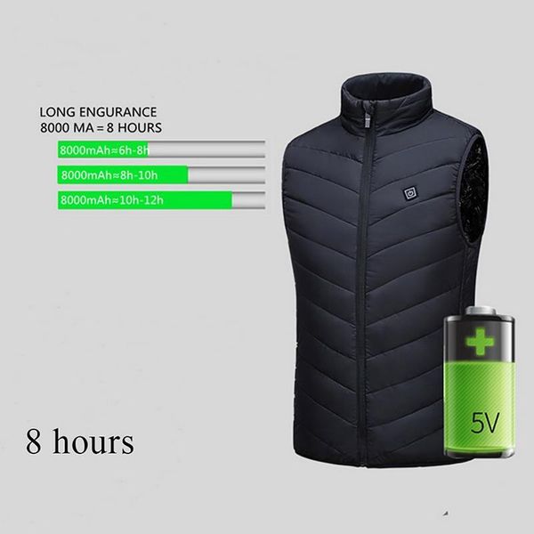 men's vests winter self heating vest men women usb electric control thermal clothing outdoor hiking heated camping red jacket dorp, Black;white
men's vests winter self heating vest men women usb electric control thermal clothing outdoor hiking heated camping red jacket dorp, Black;white